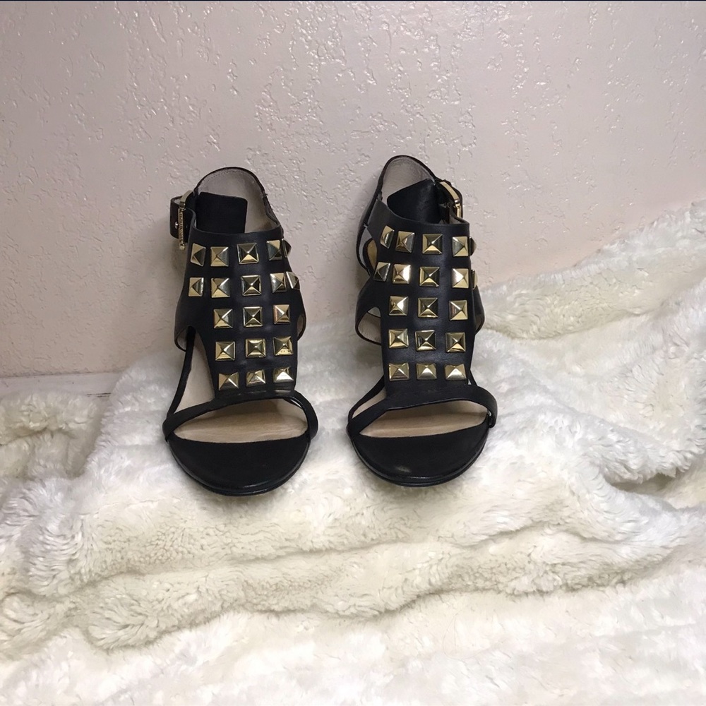 Michael Kors Gold Stone Heel sandals